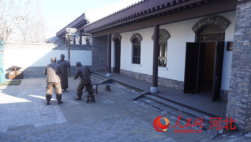 定州市晏阳初纪念馆一角。人民网记者祝龙超摄