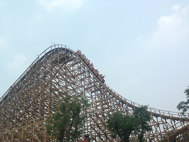 "欢乐谷整体游玩下来需要完完全全的一整天时间，而且比较消耗体力，各位还是应该量力而行_天津欢乐谷"的评论图片