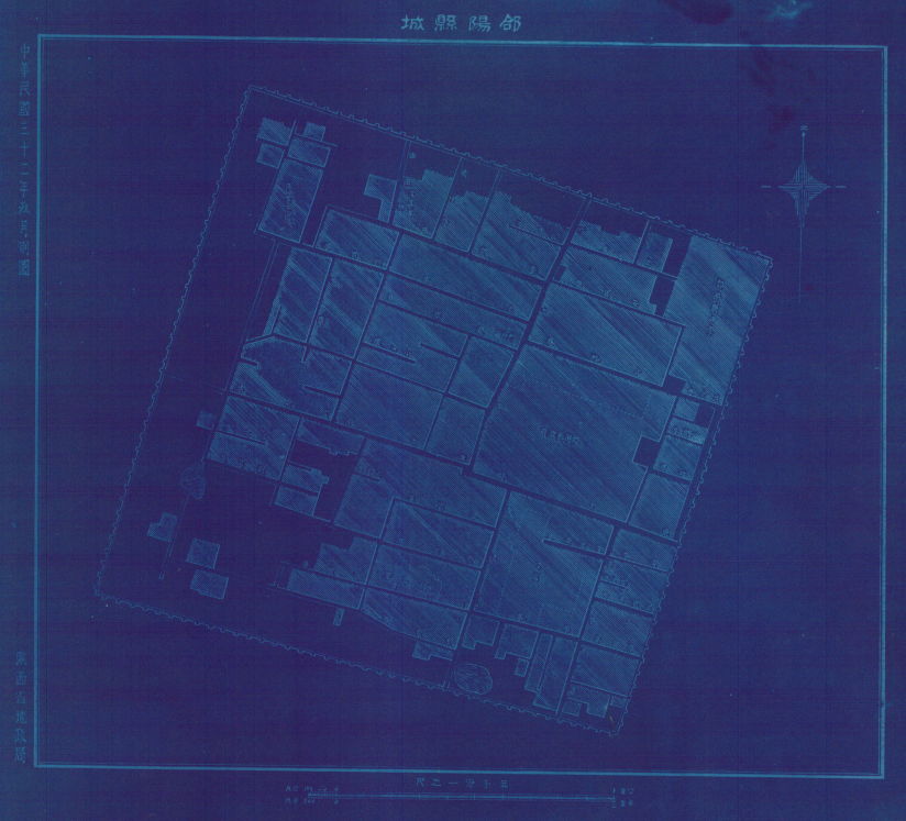 清朝陕西各县老地图 民国解放前陕西老地图下载-小书僮- 第7张图片