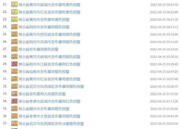 暴雨+雷电预警！湖北接下来的天气……