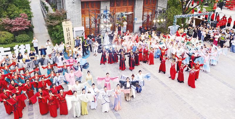 “武王开市”表演现场