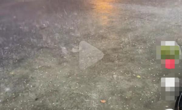 上海昨晚下冰雹，今天最高28℃！下周还有雨和冷空气，这几天要注意→