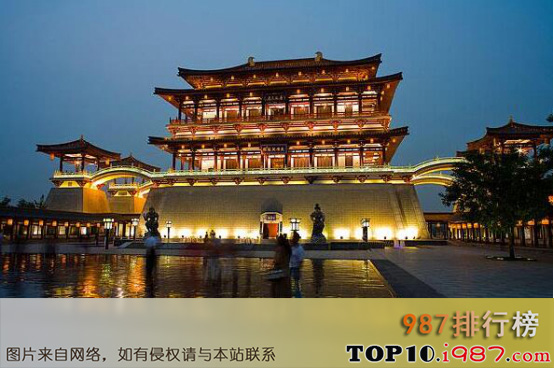 十大陕西旅游景点之大唐芙蓉园