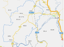 峨眉山市行政地图