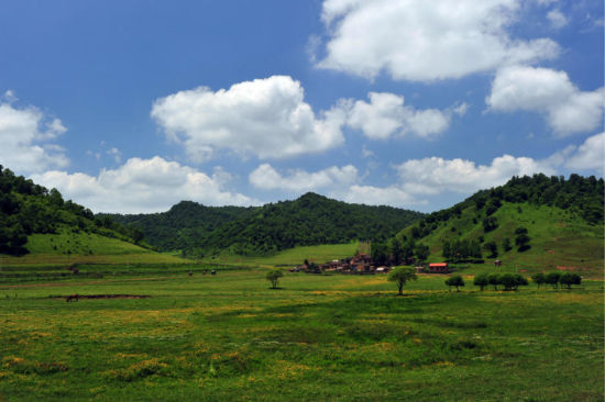 晴天可以看日出日落,等待日落