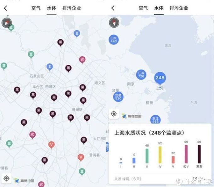 数据说话:全国水质地图,看看你的城市上榜了没