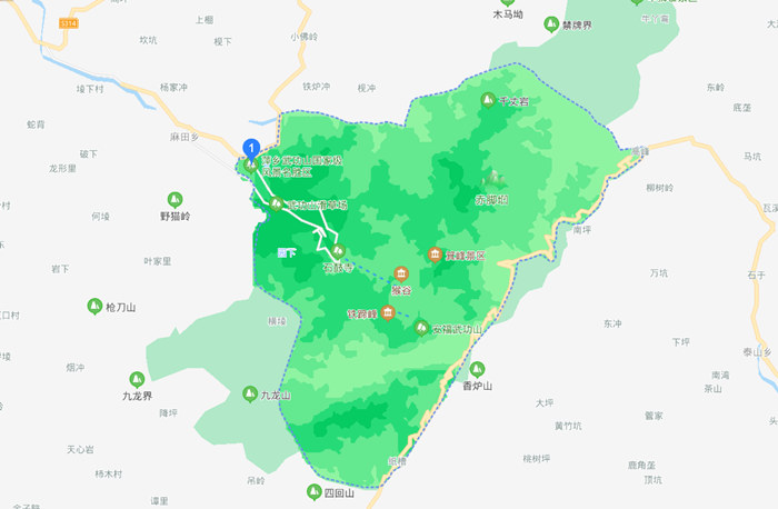 武功山在哪里？（江西武功山的详细地址与地图）3