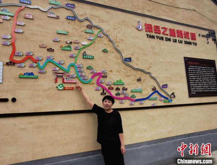 浑源县“天路探岳之旅”工程已初具规模。 杨杰英 摄