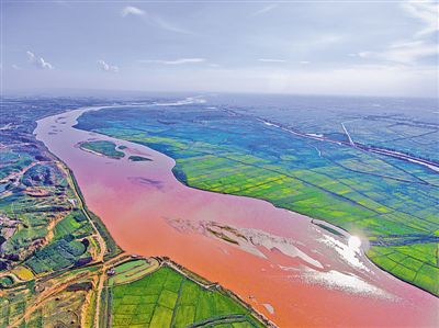 <p> 黄河兴庆区段</p>