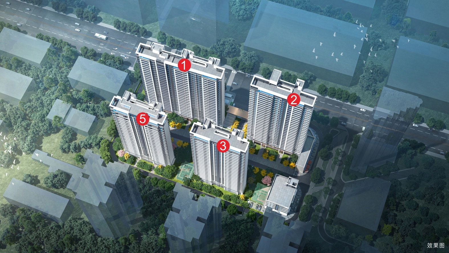 南飞鸿上赋云图