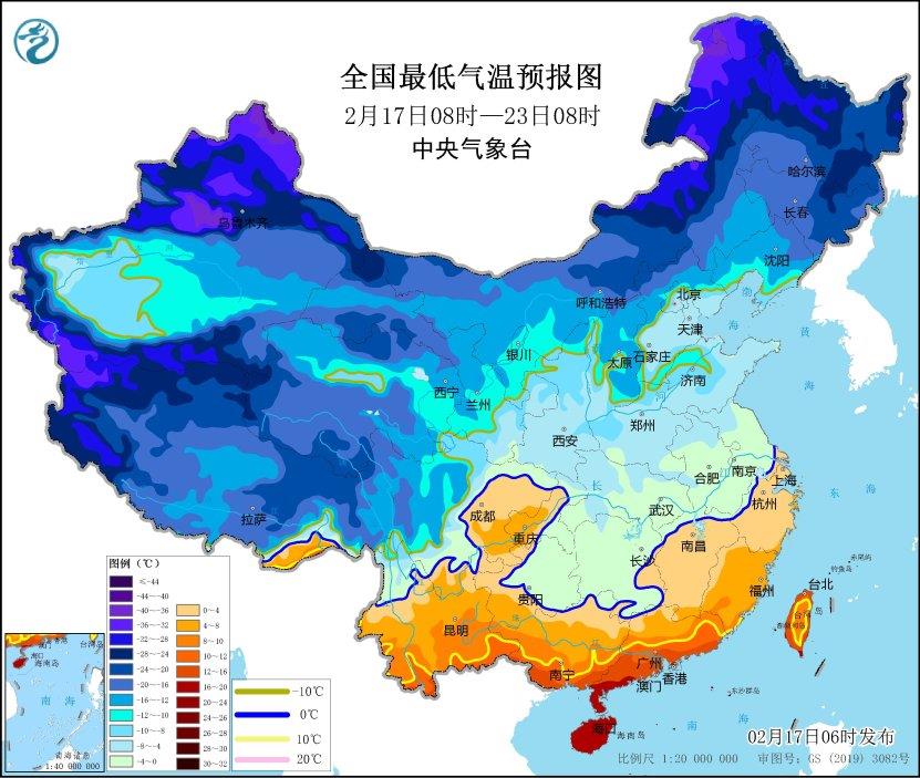 局地降温20℃以上!中央气象台继续发布寒潮黄色预警