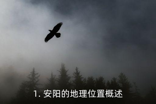 1. 安阳的地理位置概述